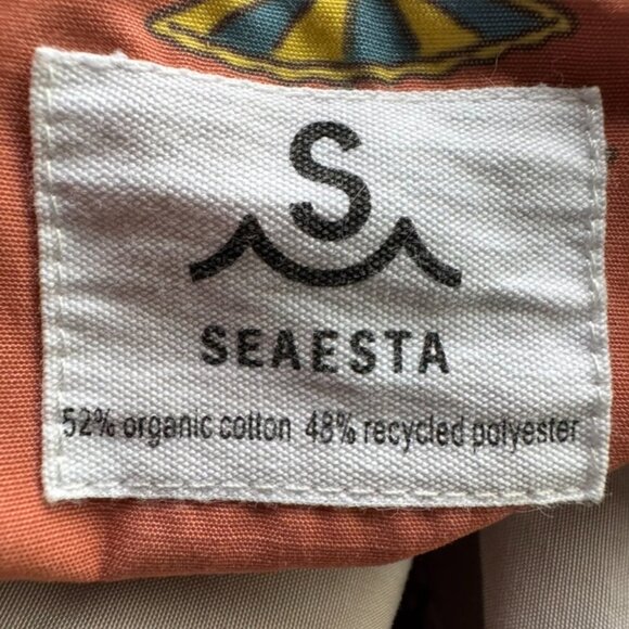 Seaesta Surf X Peanuts® Snoopy Shade Button Up Shirt, Rust Boys Medium - Picture 7 of 12